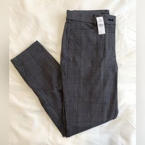 LOFT Curvy Skinny Pants in Plaid